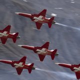 Comme prévu, la Patrouille Suisse se produira au festival de musique Basel Tattoo le 14 juillet (photo d'archive).